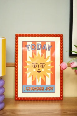 AFFICHE A3 TODAY I CHOOSE JOY