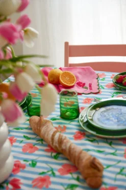 NAPPE AMELIA BLUE FLOWERS STRIPES -Citron Style Promos Boutique 7N5A6432 scaled