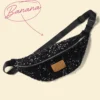 SAC BANANA SEQUINS NOIRS
