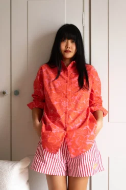 CHEMISE OMER ANEMONE PINK -Citron Style Promos Boutique DSC04696 scaled