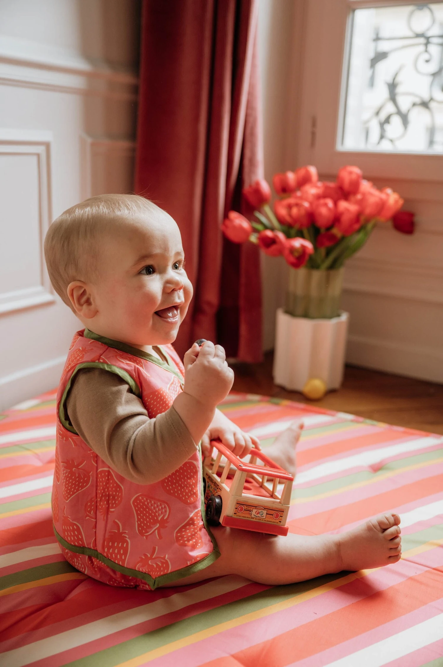 GILET KIDS BASILE MULTICO REVERSIBLE 8 GILET KIDS BASILE MULTICO REVERSIBLE – Image 8