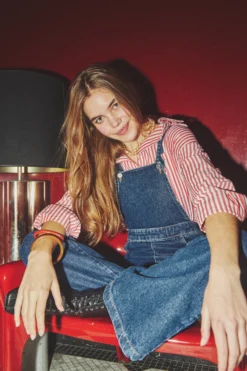 SALOPETTE FIONA MEDIUM BLUE