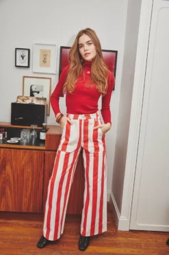 PANTALON DYLAN RED STRIPE