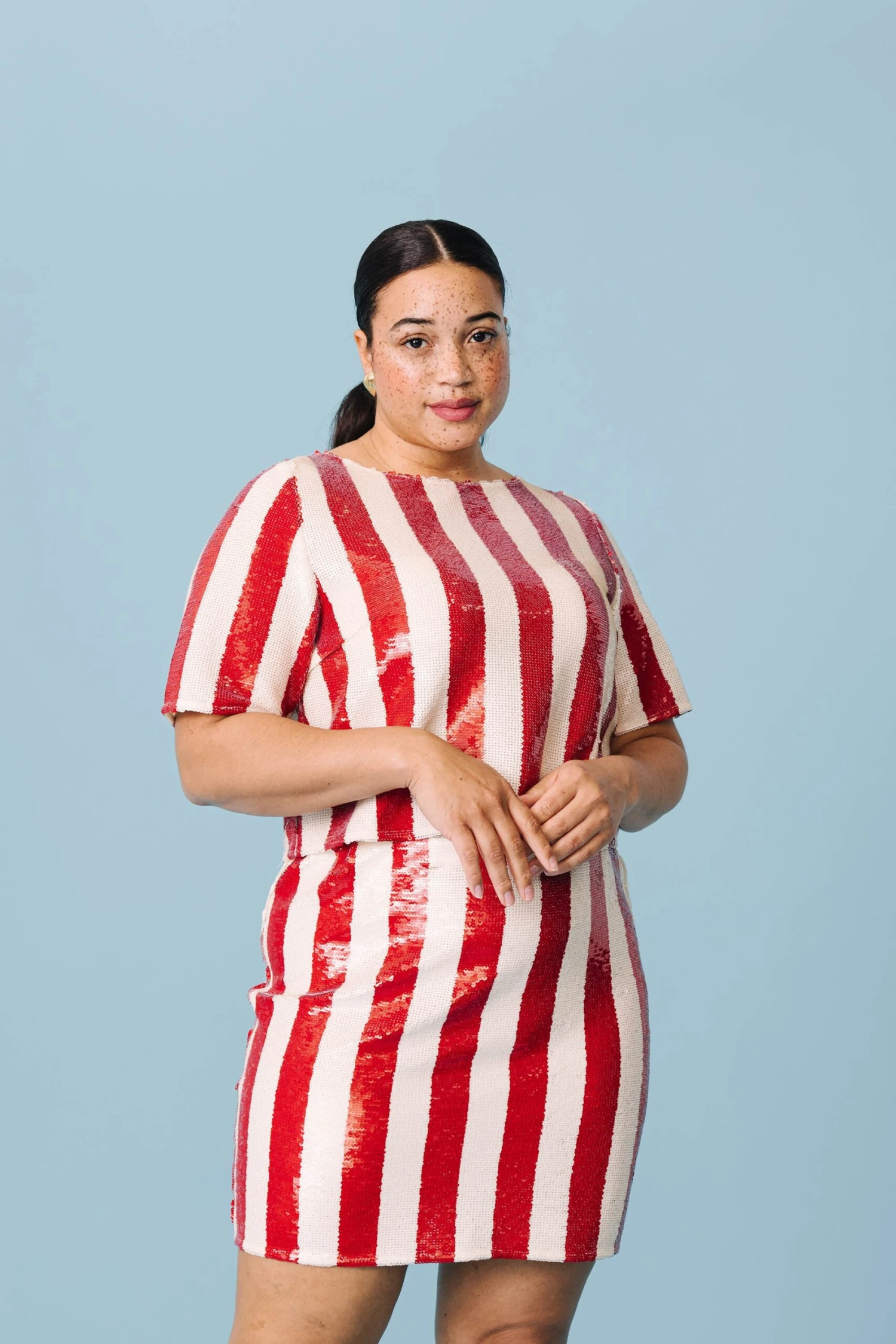 TOP NANCY RAYURES SEQUIN 2 TOP NANCY RAYURES SEQUIN – Image 2