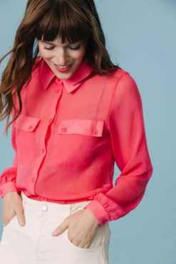 CHEMISE CHARLIE ROSE INTENSE -Citron Style Promos Boutique LOOKBOOKMML Secretgarden0040 scaled