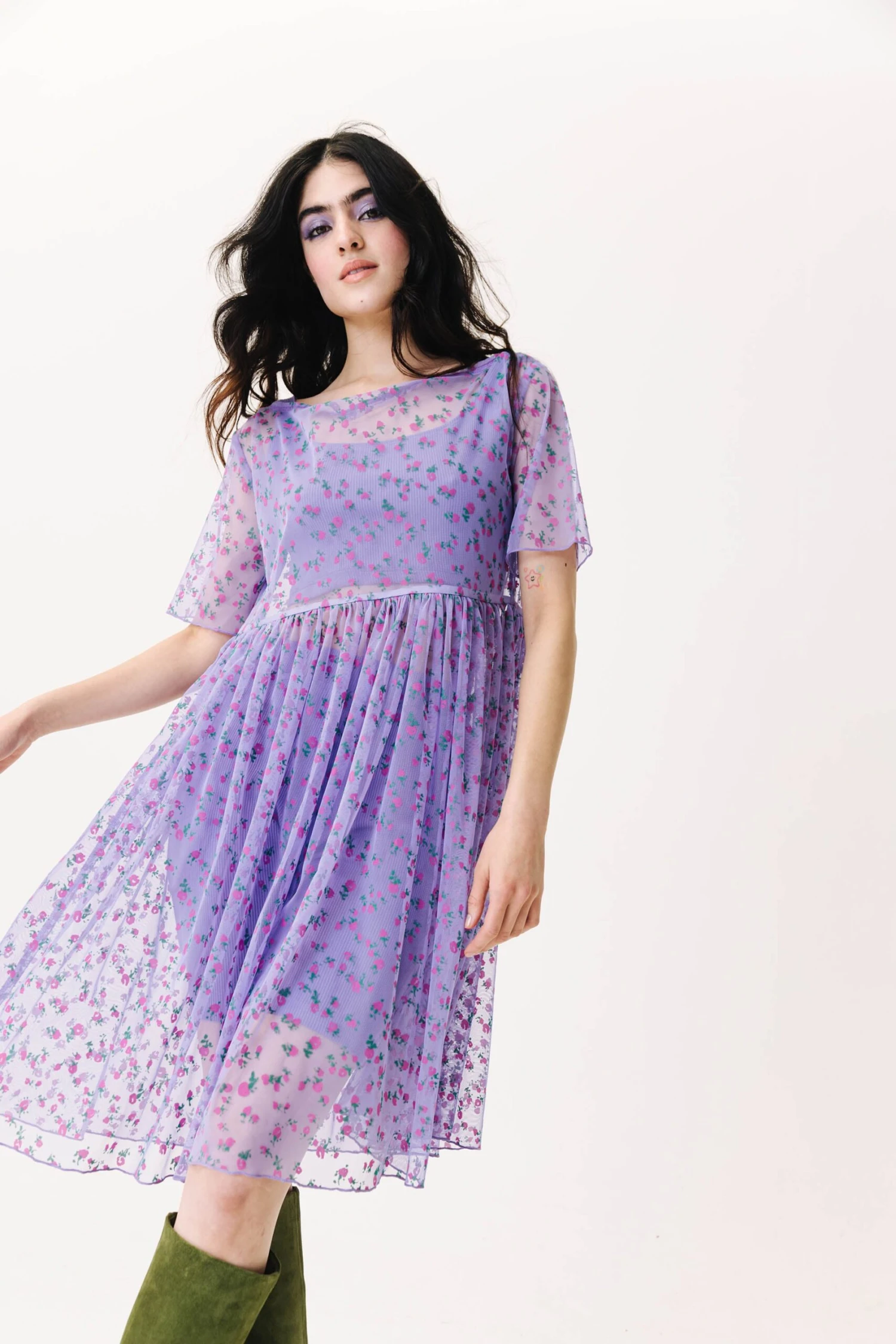 ROBE FRIDA PURPLE WILD 5 ROBE FRIDA PURPLE WILD – Image 5