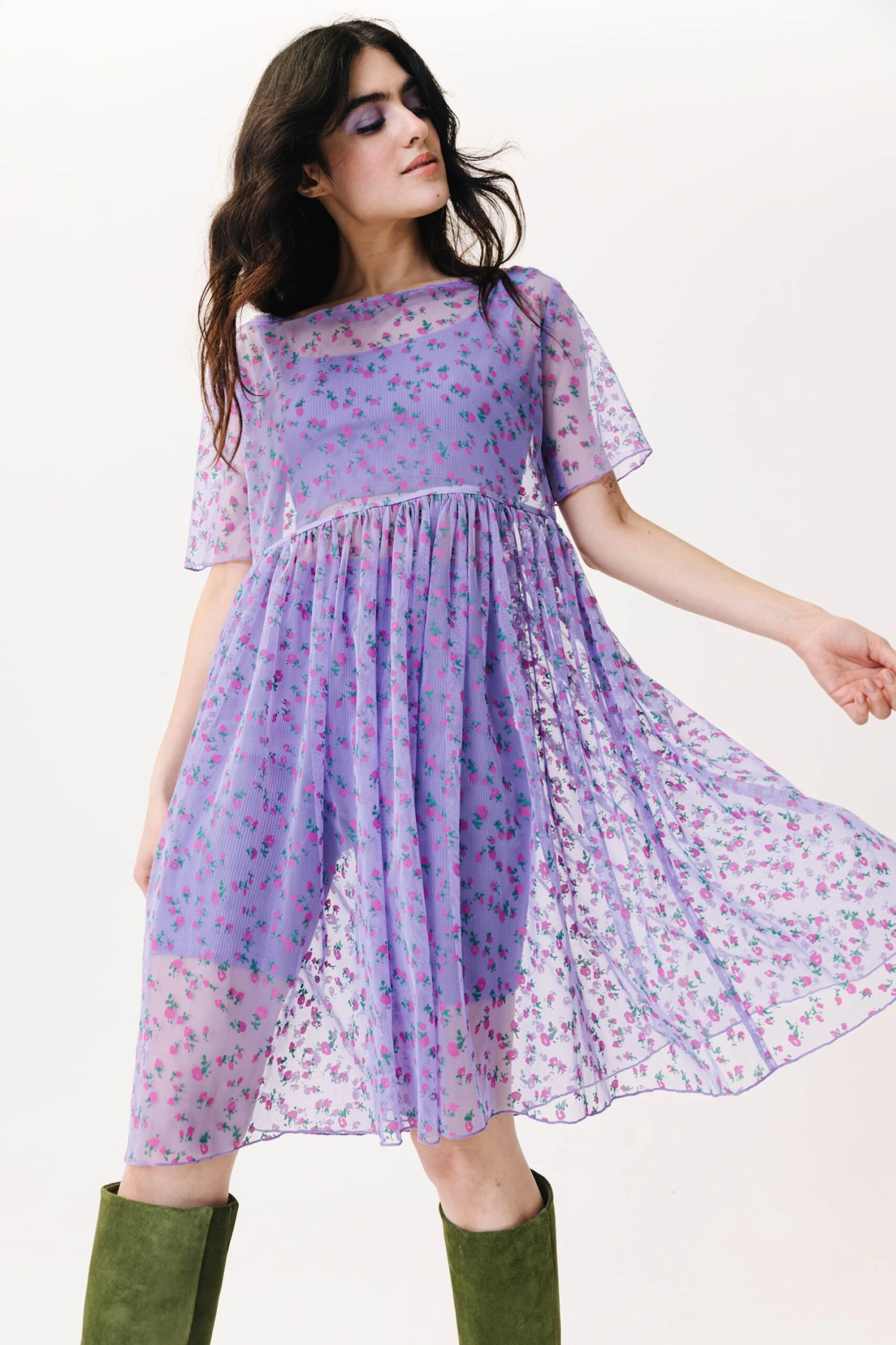 ROBE FRIDA PURPLE WILD 2 ROBE FRIDA PURPLE WILD – Image 2
