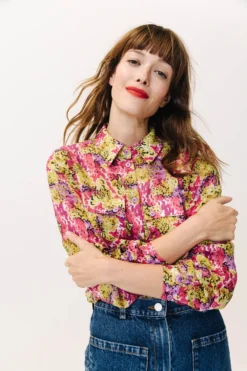 CHEMISE CHARLIE SECRET GARDEN -Citron Style Promos Boutique LOOKBOOKMML Secretgarden0160 scaled