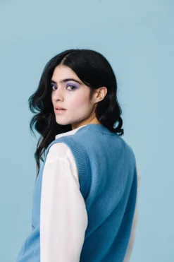 GILET MARCEAU BLEU -Citron Style Promos Boutique LOOKBOOKMML Secretgarden0184 scaled