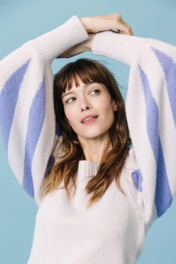 PULL NOAM RAYE LILAS 9 PULL NOAM RAYE LILAS -Citron Style Promos Boutique LOOKBOOKMML Secretgarden0329 scaled