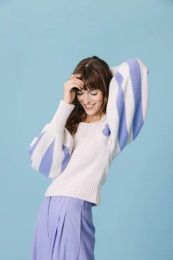 PULL NOAM RAYE LILAS 10 PULL NOAM RAYE LILAS -Citron Style Promos Boutique LOOKBOOKMML Secretgarden0366 scaled