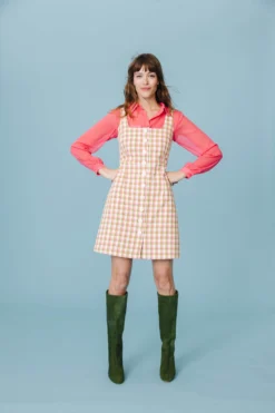 ROBE NELLY VICHY JARDIN ANGLAIS 12 ROBE NELLY VICHY JARDIN ANGLAIS -Citron Style Promos Boutique LOOKBOOKMML Secretgarden4687 scaled