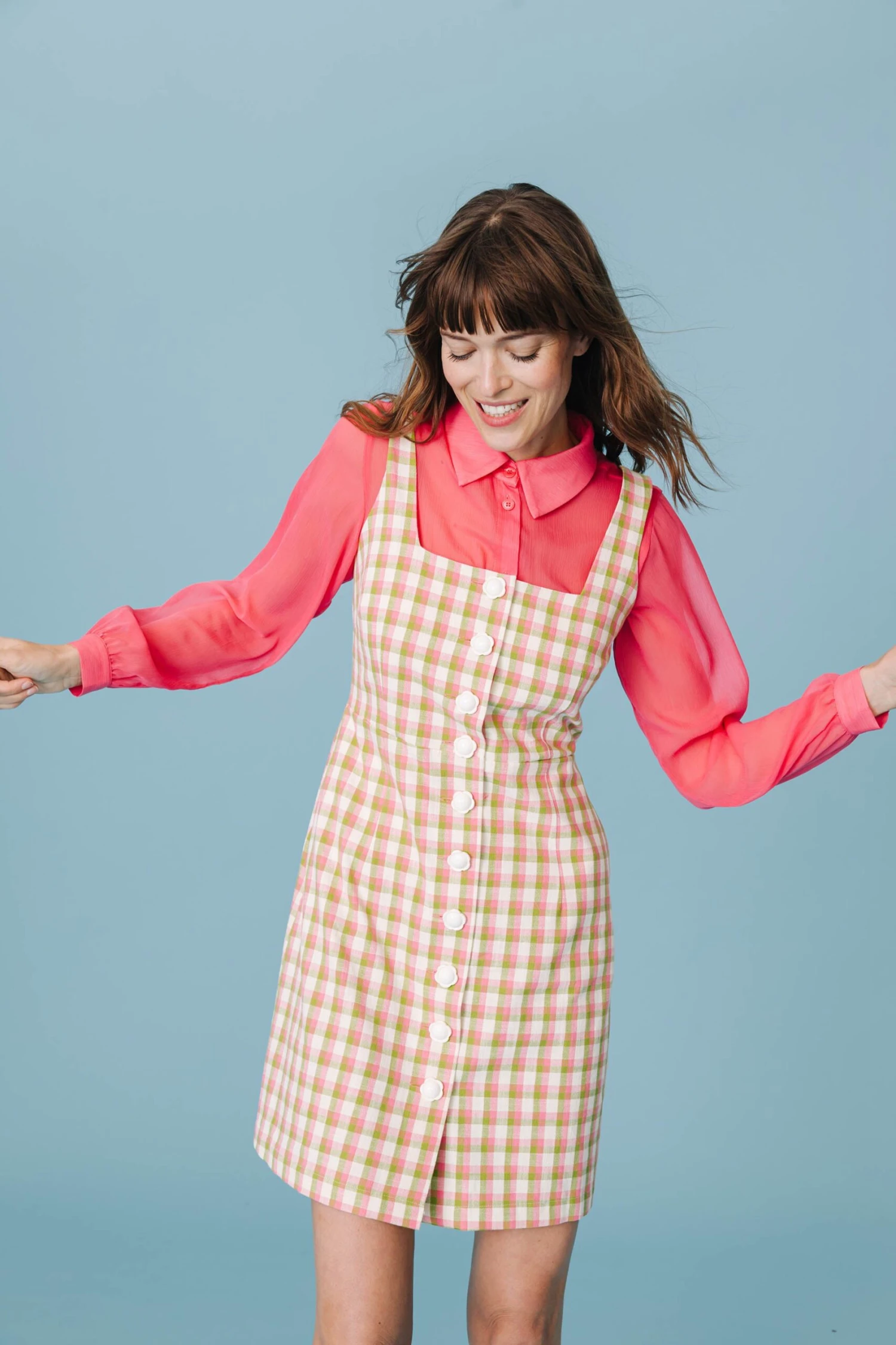 ROBE NELLY VICHY JARDIN ANGLAIS 6 ROBE NELLY VICHY JARDIN ANGLAIS – Image 6