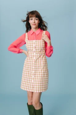 ROBE NELLY VICHY JARDIN ANGLAIS 14 ROBE NELLY VICHY JARDIN ANGLAIS -Citron Style Promos Boutique LOOKBOOKMML Secretgarden4716 scaled