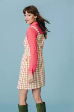 ROBE NELLY VICHY JARDIN ANGLAIS 15 ROBE NELLY VICHY JARDIN ANGLAIS -Citron Style Promos Boutique LOOKBOOKMML Secretgarden4731 scaled