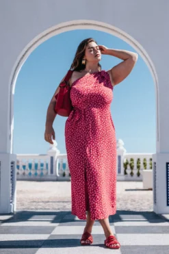 ROBE LEXIE SORBET ROSE