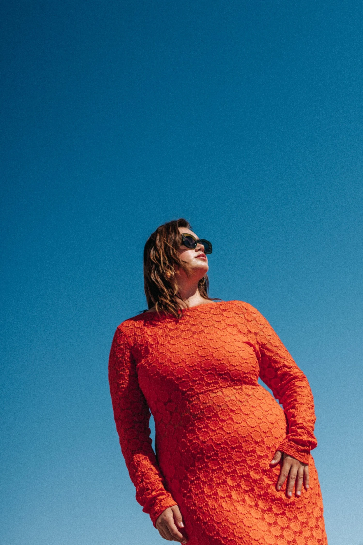 ROBE MADISON DENTELLE ORANGE 4 ROBE MADISON DENTELLE ORANGE – Image 4