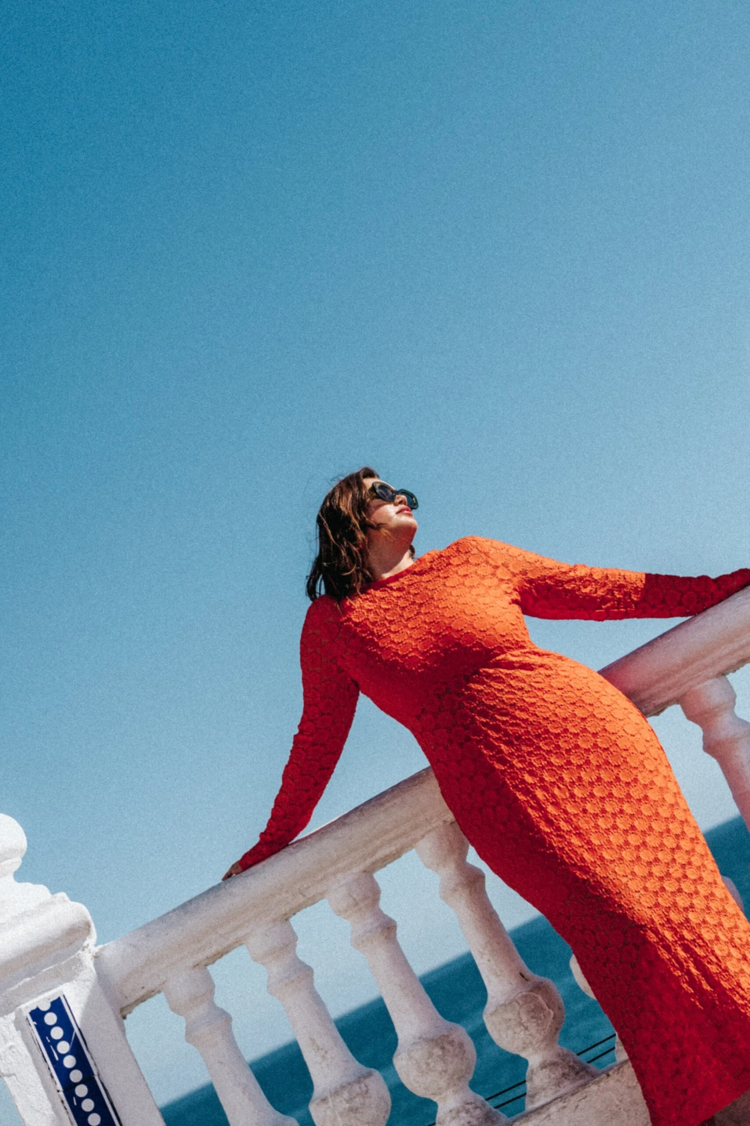 ROBE MADISON DENTELLE ORANGE 2 ROBE MADISON DENTELLE ORANGE – Image 2