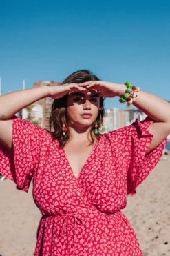 ROBE LOULOU SORBET ROSE -Citron Style Promos Boutique LaurenceRevol MML BENIDORM J1 374 scaled