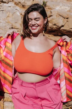 BRASSIERE ESMEE RIB ORANGE