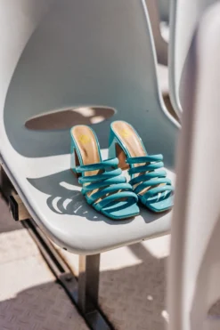 SANDALES GALLIA VERNIS CIEL