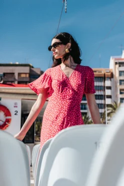 ROBE LOULOU SORBET ROSE -Citron Style Promos Boutique LaurenceRevol MML BENIDORM J2 236 scaled