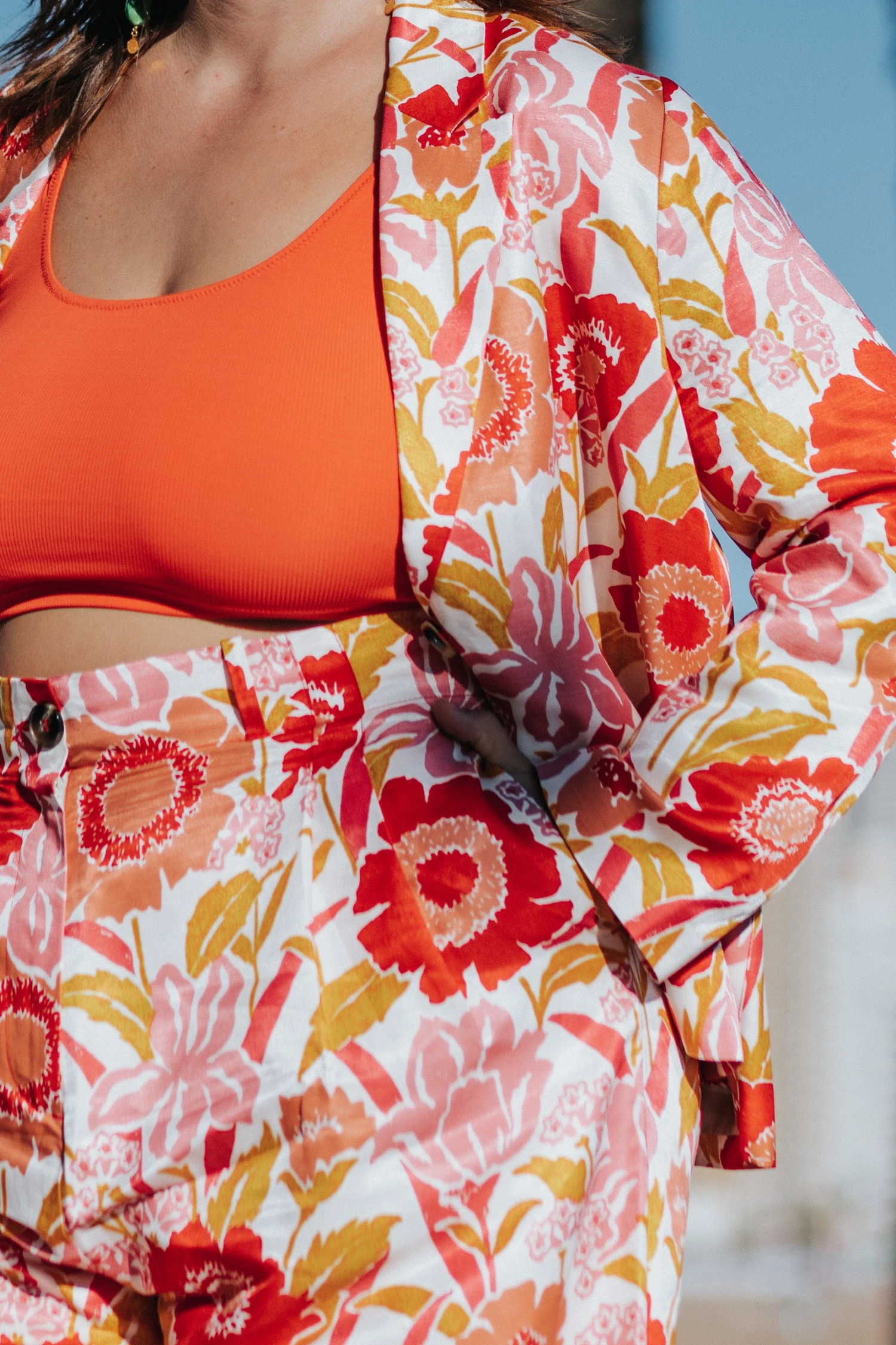 VESTE SOKO IRIS COQUELICOT 2 VESTE SOKO IRIS COQUELICOT – Image 2