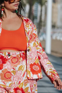 VESTE SOKO IRIS COQUELICOT 11 VESTE SOKO IRIS COQUELICOT -Citron Style Promos Boutique LaurenceRevol MML BENIDORM ENSEMBLE Nao 2