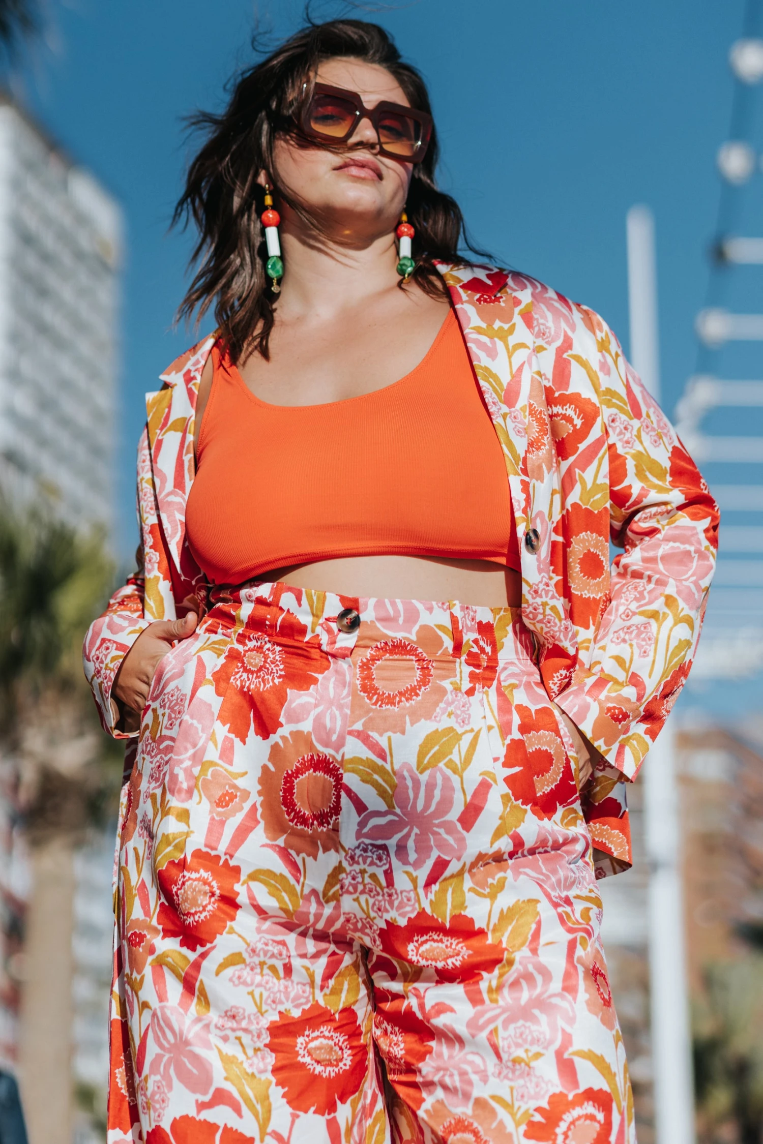 PANTALON HARYA IRIS COQUELICOT 7 PANTALON HARYA IRIS COQUELICOT – Image 7