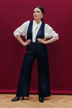 SALOPETTE ALDO NAVY -Citron Style Promos Boutique LaurenceRevol MML Permanents SEPT2023 505 scaled