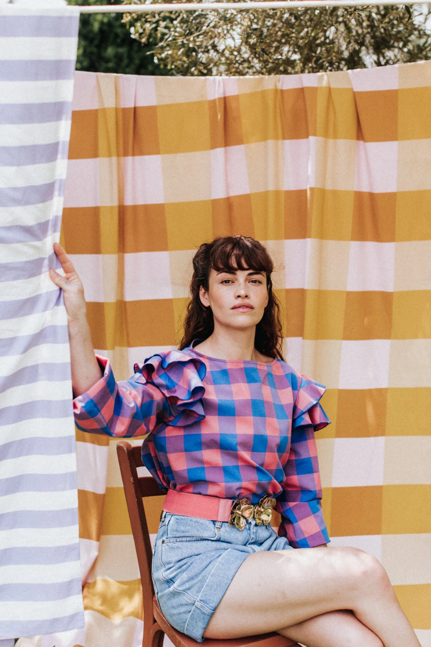 SHORT CARLOTTA LIGHT BLUE 2 SHORT CARLOTTA LIGHT BLUE – Image 2