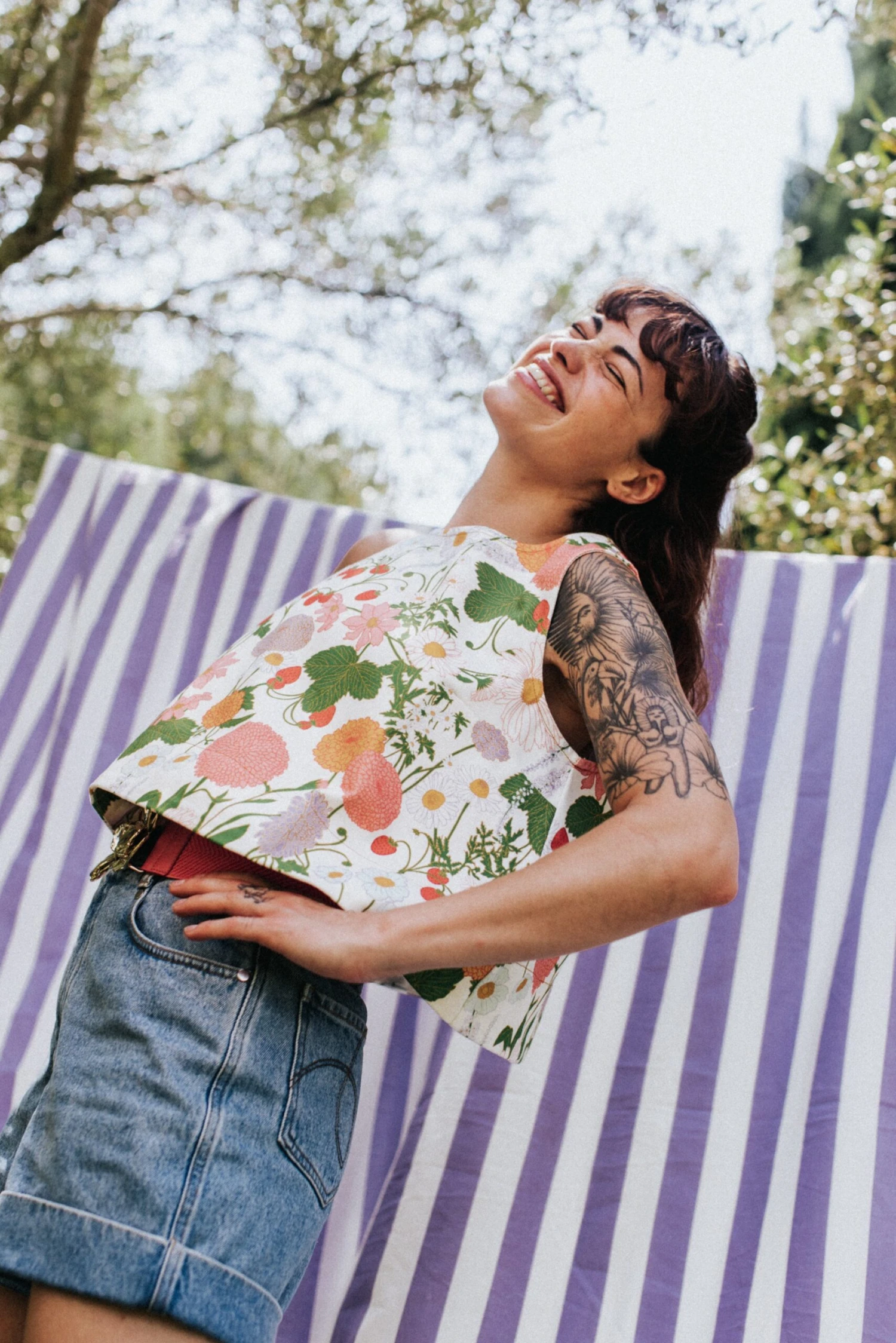 SHORT CARLOTTA LIGHT BLUE 4 SHORT CARLOTTA LIGHT BLUE – Image 4