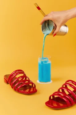 MULES LILA VERNIS CARMIN -Citron Style Promos Boutique MAKEMYLEMONADE 060324 0268 GRAIN scaled