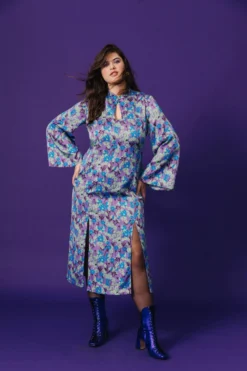 ROBE NEW DENISE MYOSOTIS