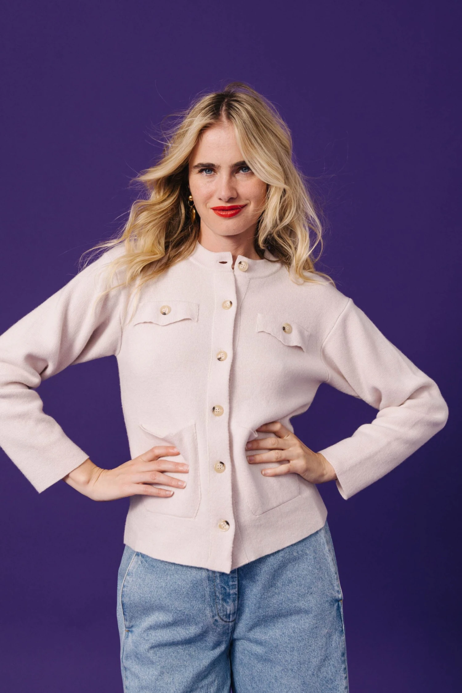 GILET MARCEL BLANC 1 GILET MARCEL BLANC