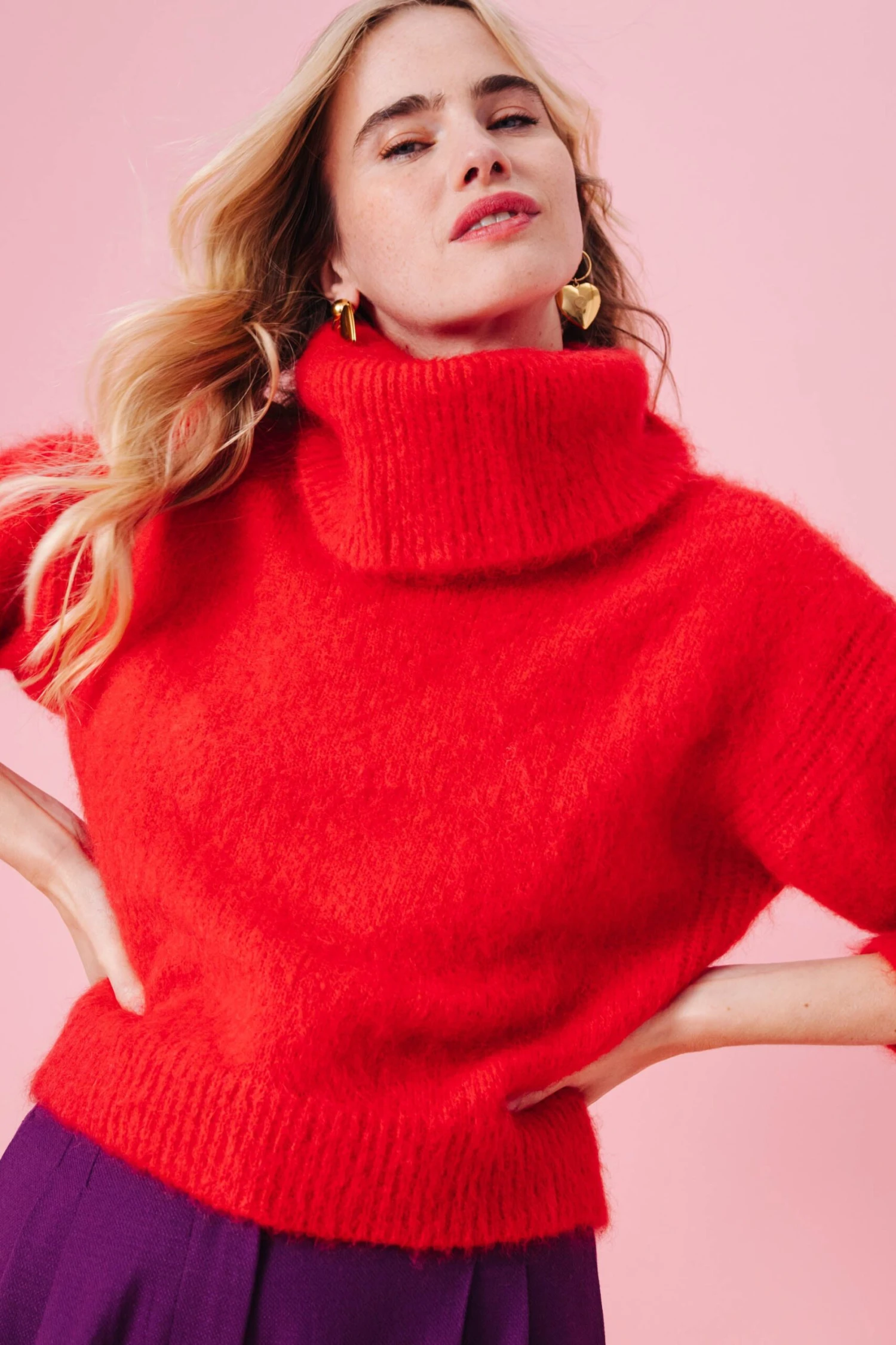 PULL MARIUS ROUGE 4 PULL MARIUS ROUGE – Image 4