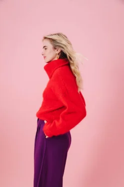 PULL MARIUS ROUGE 10 PULL MARIUS ROUGE -Citron Style Promos Boutique MML GoodtimesonlyCaptureONE2660 scaled