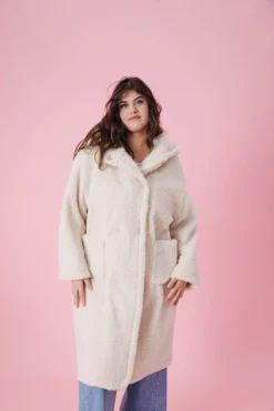 MANTEAU NINON MOUMOUTE BEIGE