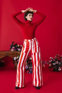PANTALON DYLAN RED STRIPE -Citron Style Promos Boutique MML Lespermanents0021 scaled