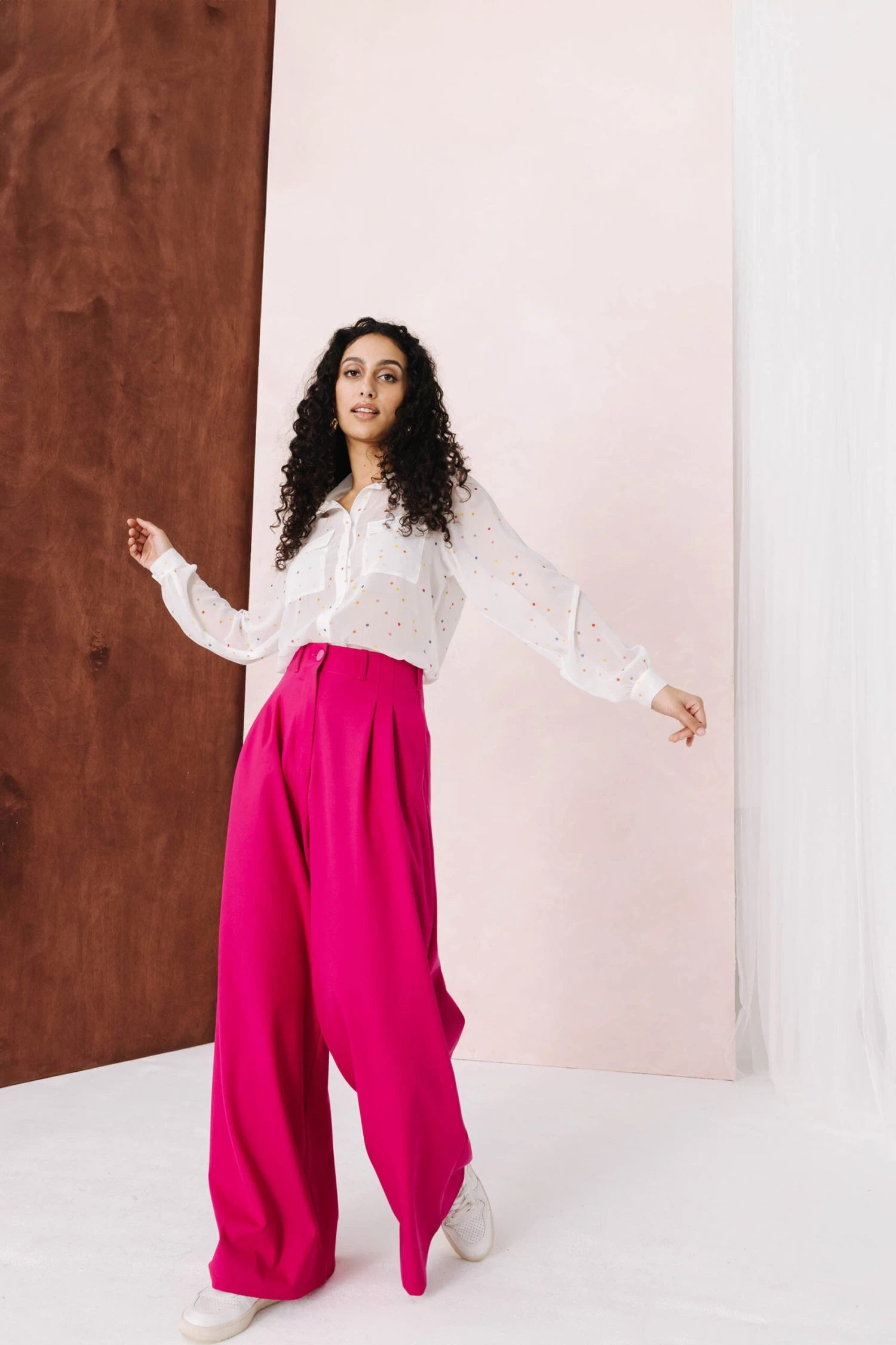 PANTALON HARYA FUCHSIA 2 PANTALON HARYA FUCHSIA – Image 2