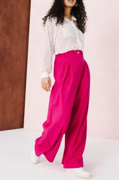 PANTALON HARYA FUCHSIA 7 PANTALON HARYA FUCHSIA -Citron Style Promos Boutique MML Lespermanents0067 scaled
