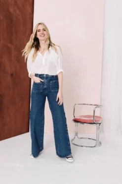 JEANS JACOB NEW MEDIUM BLUE -Citron Style Promos Boutique MML Lespermanents0138 scaled