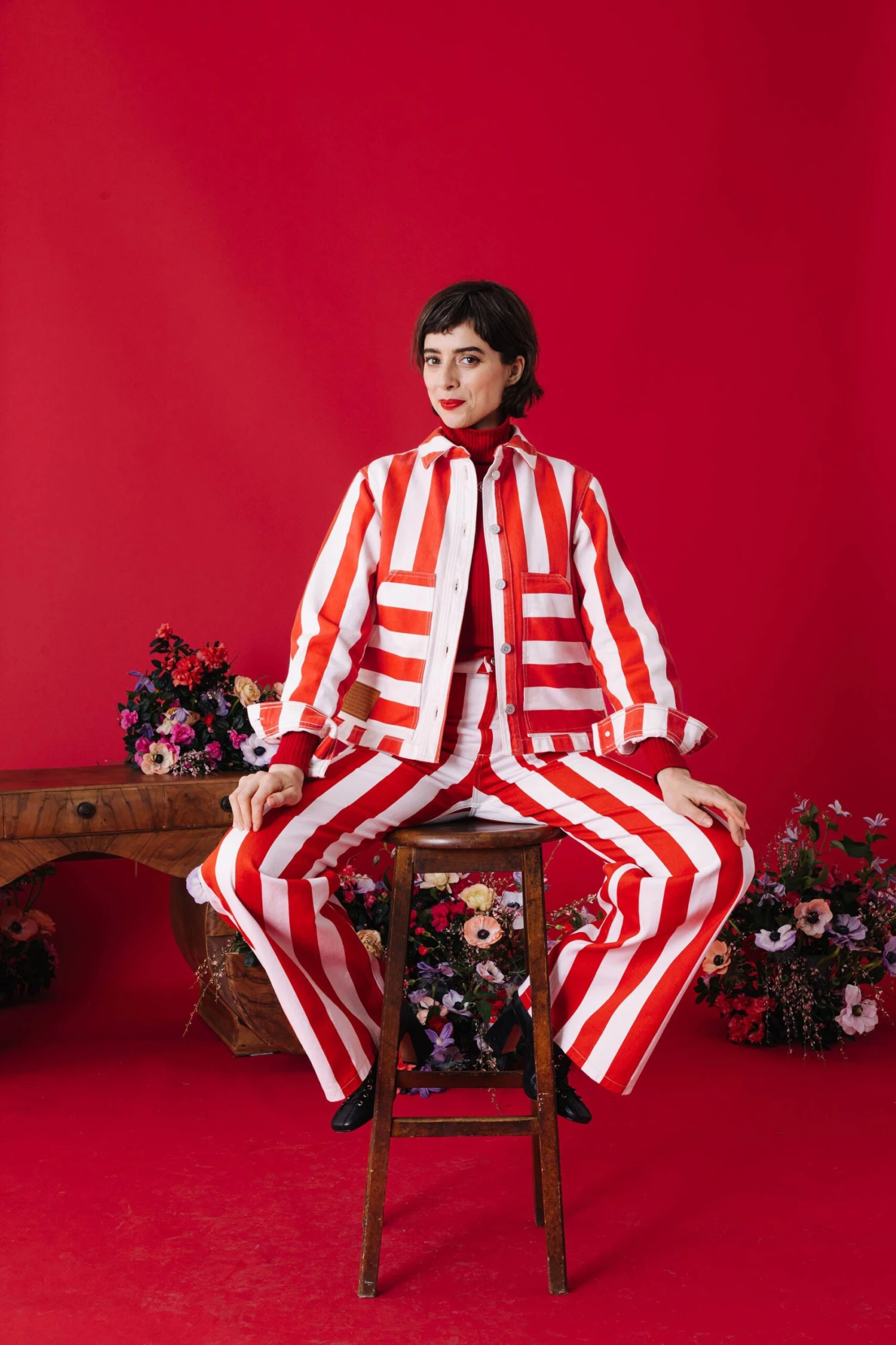 VESTE OTIS RED STRIPE 2 VESTE OTIS RED STRIPE – Image 2