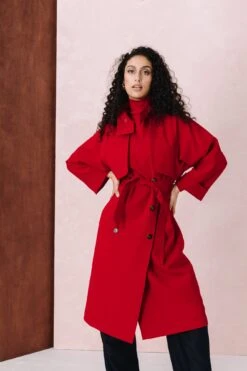 TRENCH RAOUL RED 23 TRENCH RAOUL RED -Citron Style Promos Boutique MML Lespermanents1205 2
