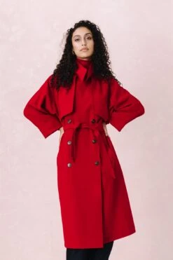 TRENCH RAOUL RED 26 TRENCH RAOUL RED -Citron Style Promos Boutique MML Lespermanents1246 2
