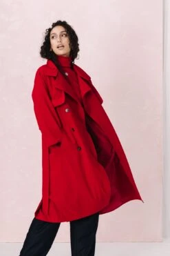 TRENCH RAOUL RED 27 TRENCH RAOUL RED -Citron Style Promos Boutique MML Lespermanents1261 2