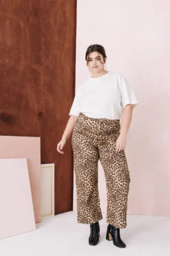 JEANS NELSON LEOPARD