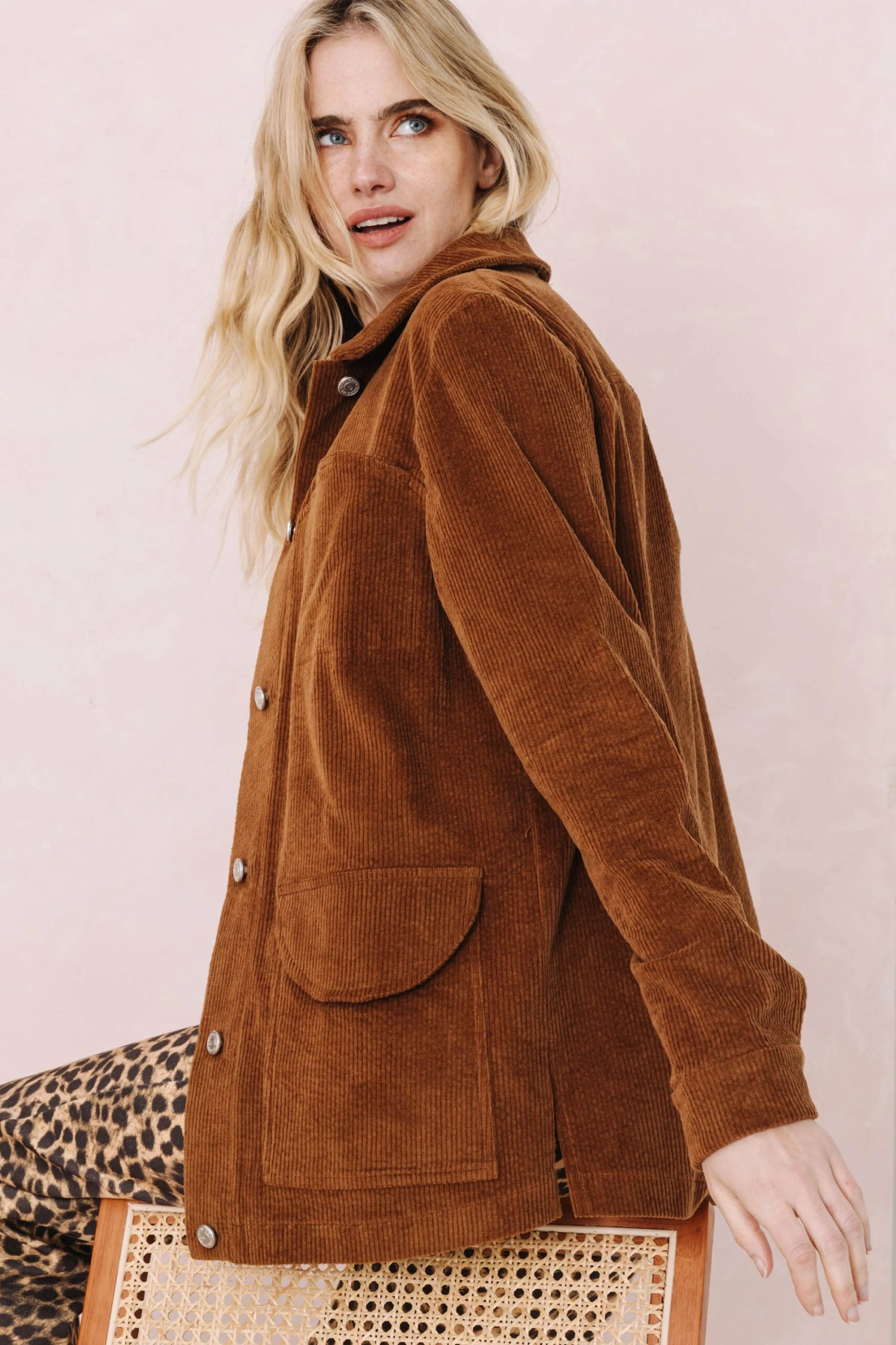 VESTE NINO VELOURS MACCHIATO 3 VESTE NINO VELOURS MACCHIATO – Image 3