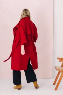 TRENCH RAOUL RED 22 TRENCH RAOUL RED -Citron Style Promos Boutique MML Lespermanents2585 2