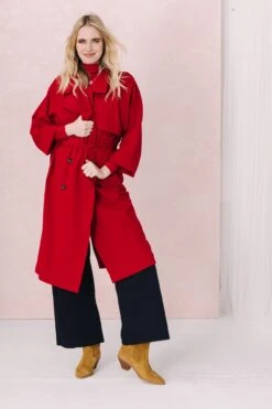 TRENCH RAOUL RED 28 TRENCH RAOUL RED -Citron Style Promos Boutique MML Lespermanents2597 2
